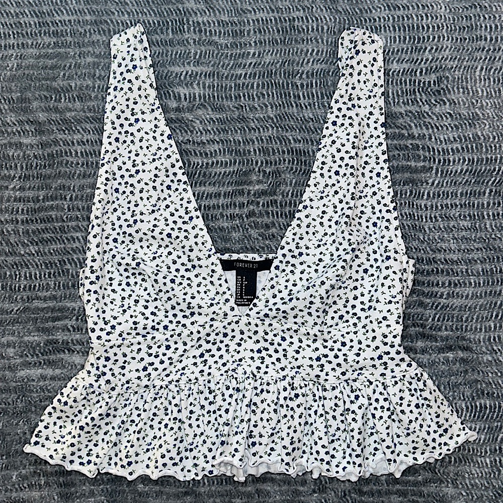 Floral crop top